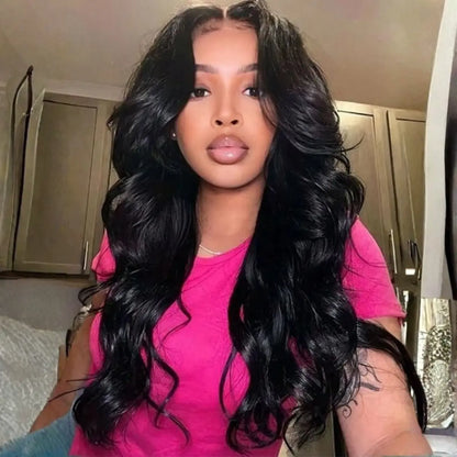 No Skills Needed – Pre-Plucked 13x6 HD Lace Wig, Easy Install, 180% Full Density