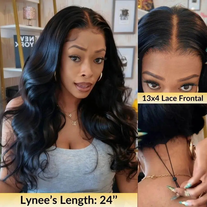 No Skills Needed – Pre-Plucked 13x6 HD Lace Wig, Easy Install, 180% Full Density