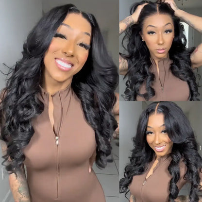 No Skills Needed – Pre-Plucked 13x6 HD Lace Wig, Easy Install, 180% Full Density