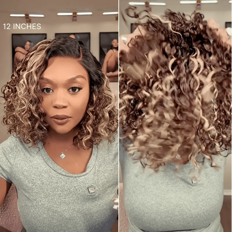 🔥Final Hours—Up to 88% Off🔥Ready-to-Wear Glueless Curly Bob Wig