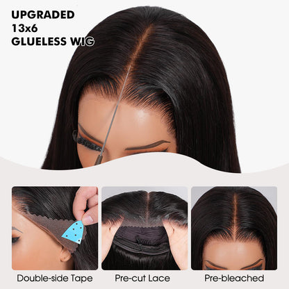 13x6 Full HD Lace Wigs Deep Wave Human Hair Parting Max Wigs Pre Plucked Natural Hairline