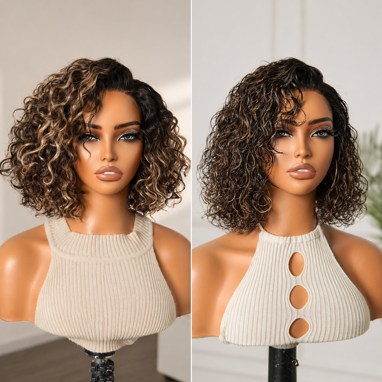 🔥Final Hours—Up to 88% Off🔥Ready-to-Wear Glueless Curly Bob Wig