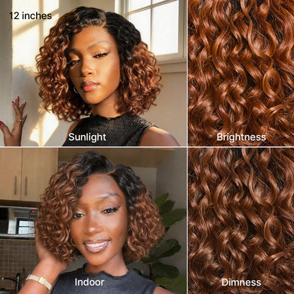 🔥Final Hours—Up to 88% Off🔥Ready-to-Wear Glueless Curly Bob Wig